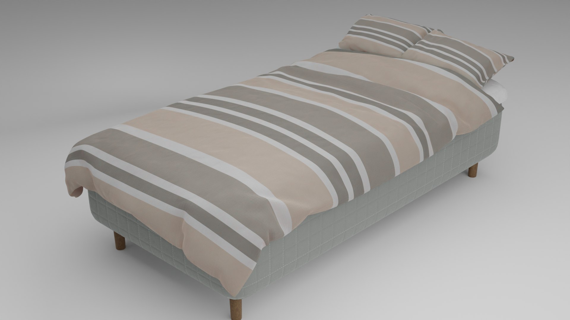 Simple Bed Model - TurboSquid 1840087