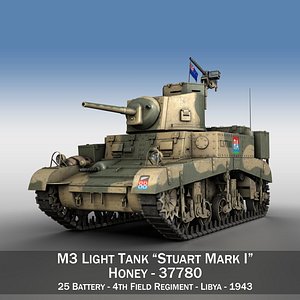 3ds british - m3 light tank