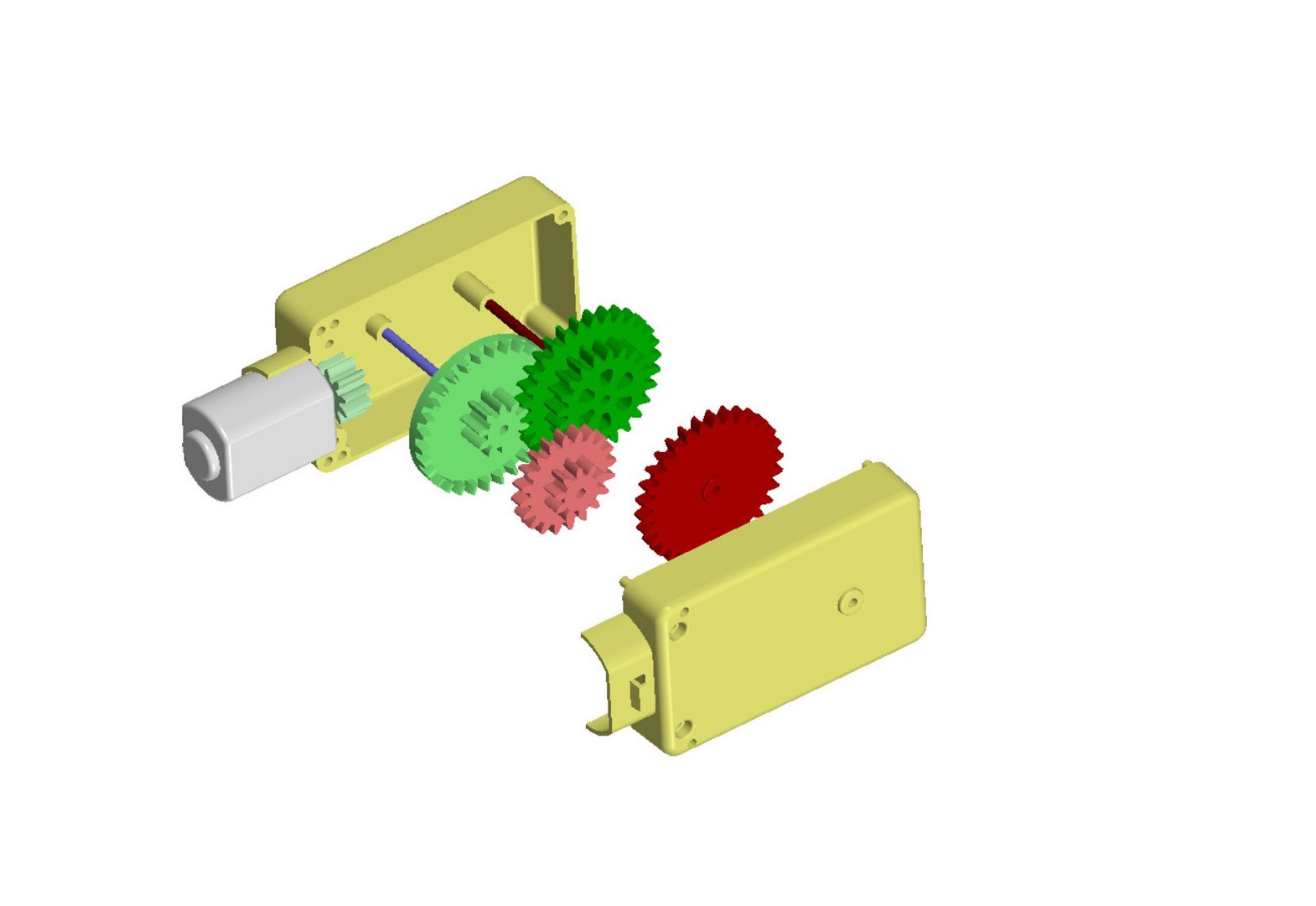 3D Model Geared Motor - TurboSquid 2195479