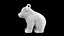 Modèle d'impression 3D de pendentif ours