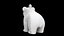 Modèle d'impression 3D de pendentif ours