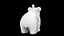 Modèle d'impression 3D de pendentif ours