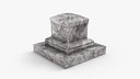 Stone Grave Base Pedestal