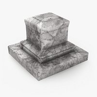 Stone Grave Base Pedestal