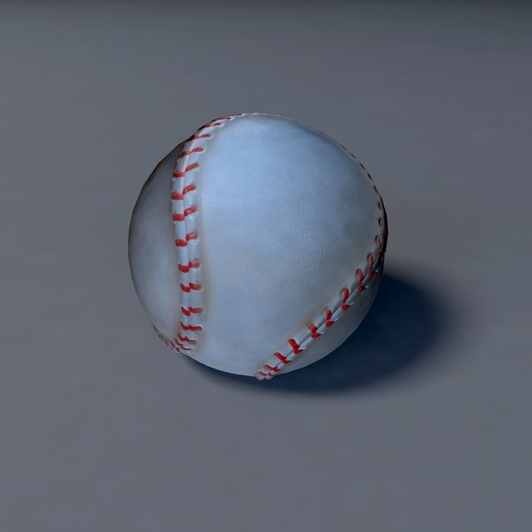 3d model baseball ball