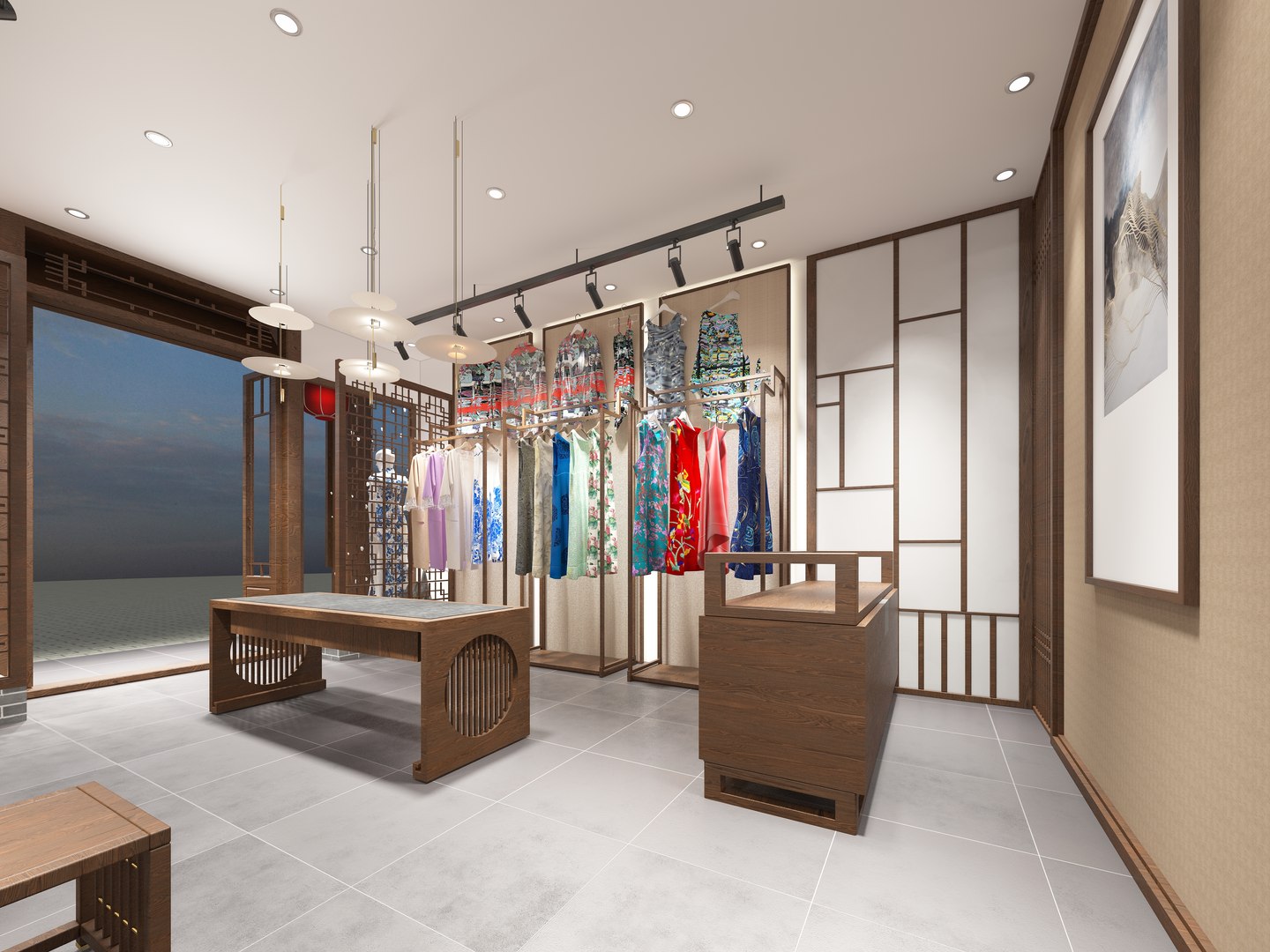 Clothing Store 3D Model - TurboSquid 2343327