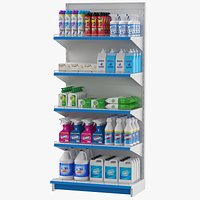 Cleaning Supplies Shelves