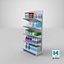 3D model Cleaning Supplies Shelves