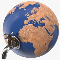 Earth Stylized Drought