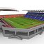 3D Soccer Stadium 03 model