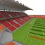 3D Soccer Stadium 03 model