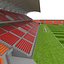 3D Soccer Stadium 03 model