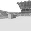 3D Soccer Stadium 03 model