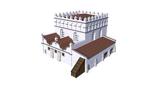 Golden Rose Synagogue Reconstruction model