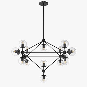 3D cosmo modo chandelier