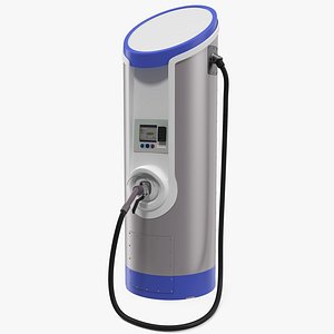 commercial electric vehicle charger 3D model
