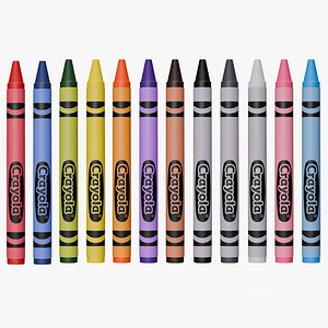 3D Crayola crayon