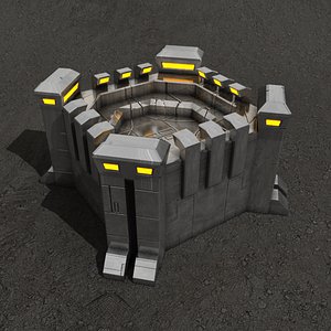 Fortification sci-fi building