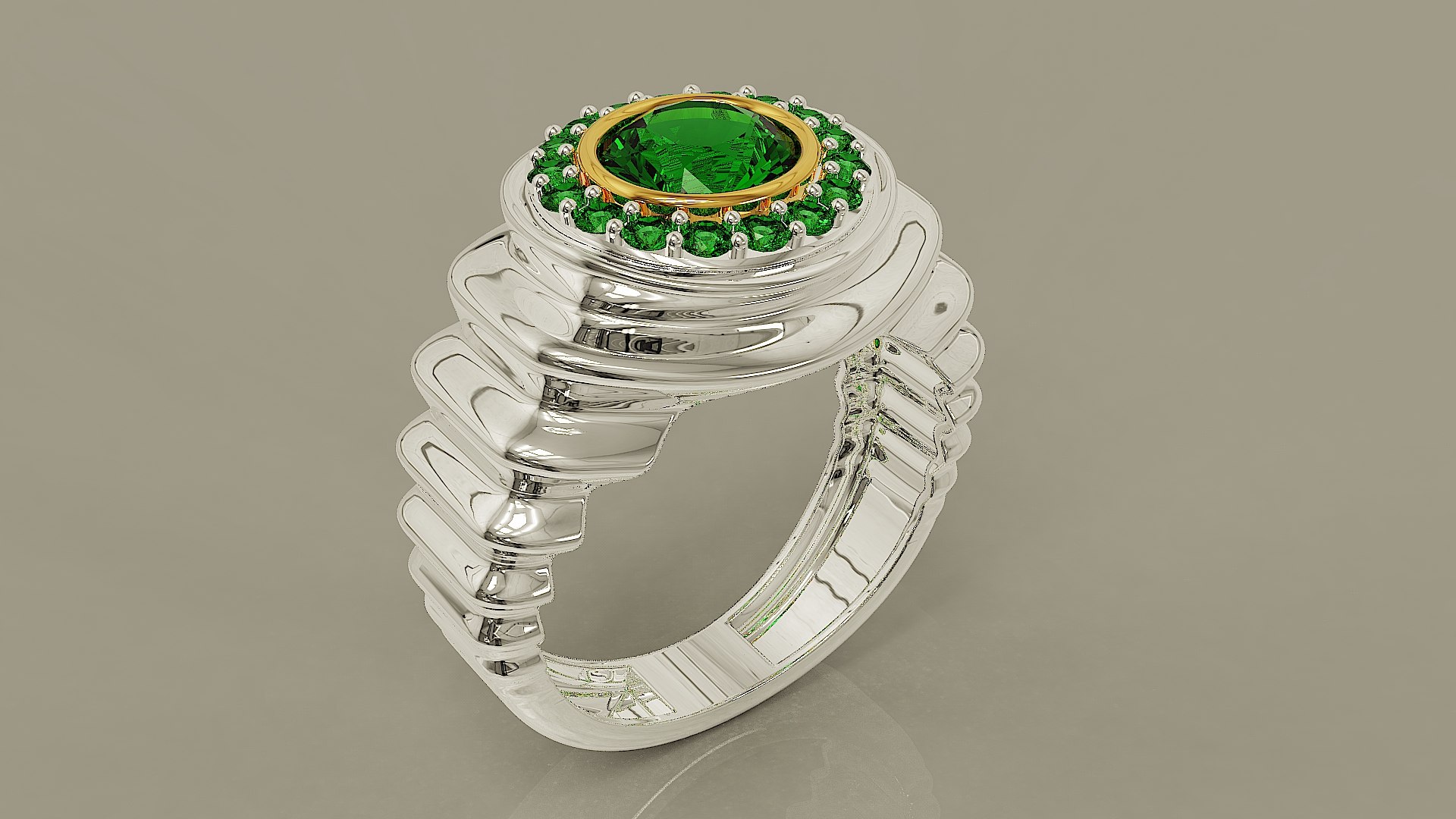 Wavy ring for men consists of bezel set center stone model https://p.turbosquid.com/ts-thumb/lR/HDEbVZ/rh/bpicture1/jpg/1739909007/1920x1080/fit_q87/bbb11daae76680205151ff4831a893f3e6a1ba74/bpicture1.jpg