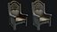 6 Low Poly Gothic Medieval Throne Chairs