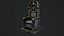 6 Low Poly Gothic Medieval Throne Chairs