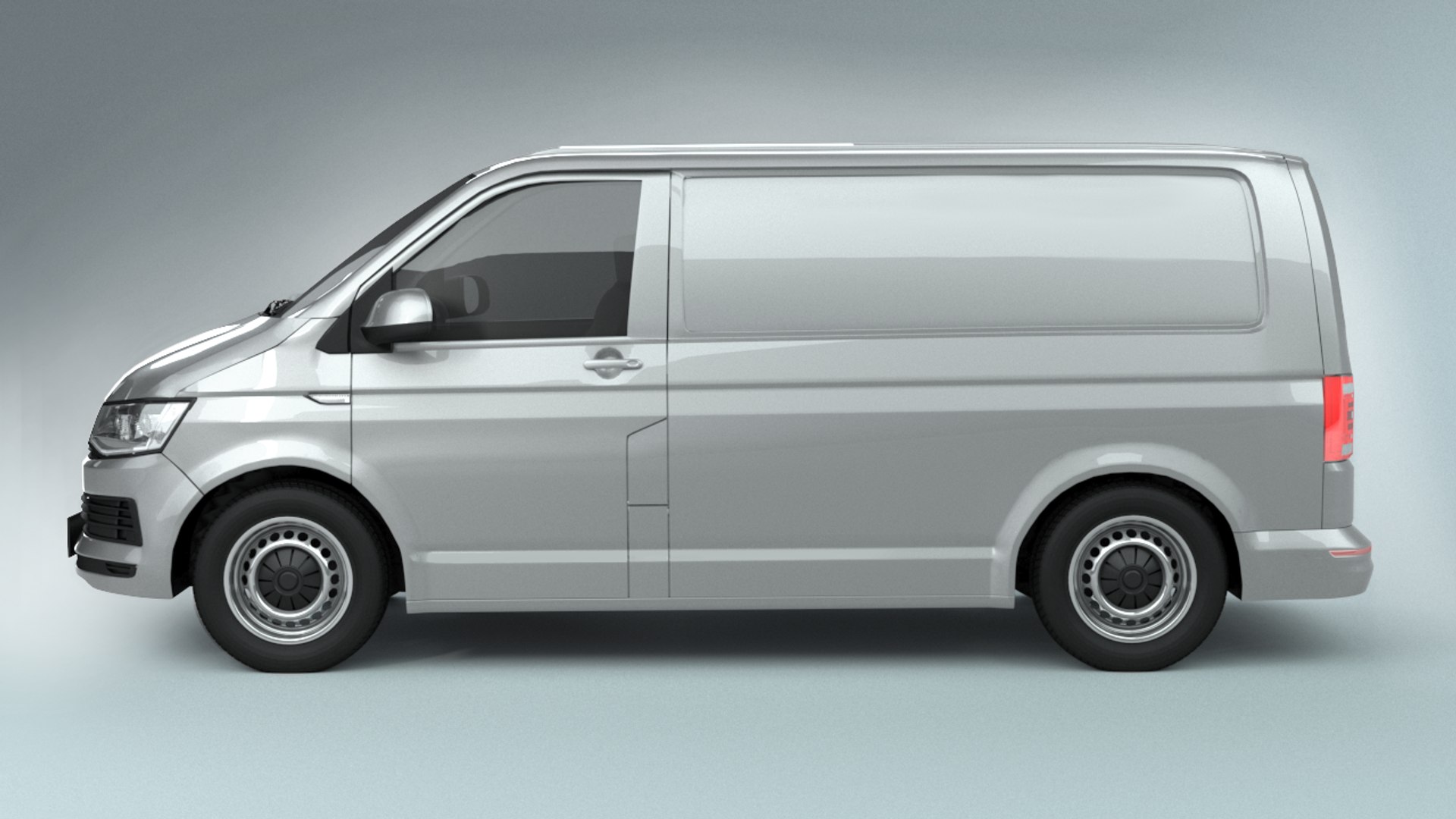 3D Exterior Volkswagen Transporter T6 Model - TurboSquid 1257596