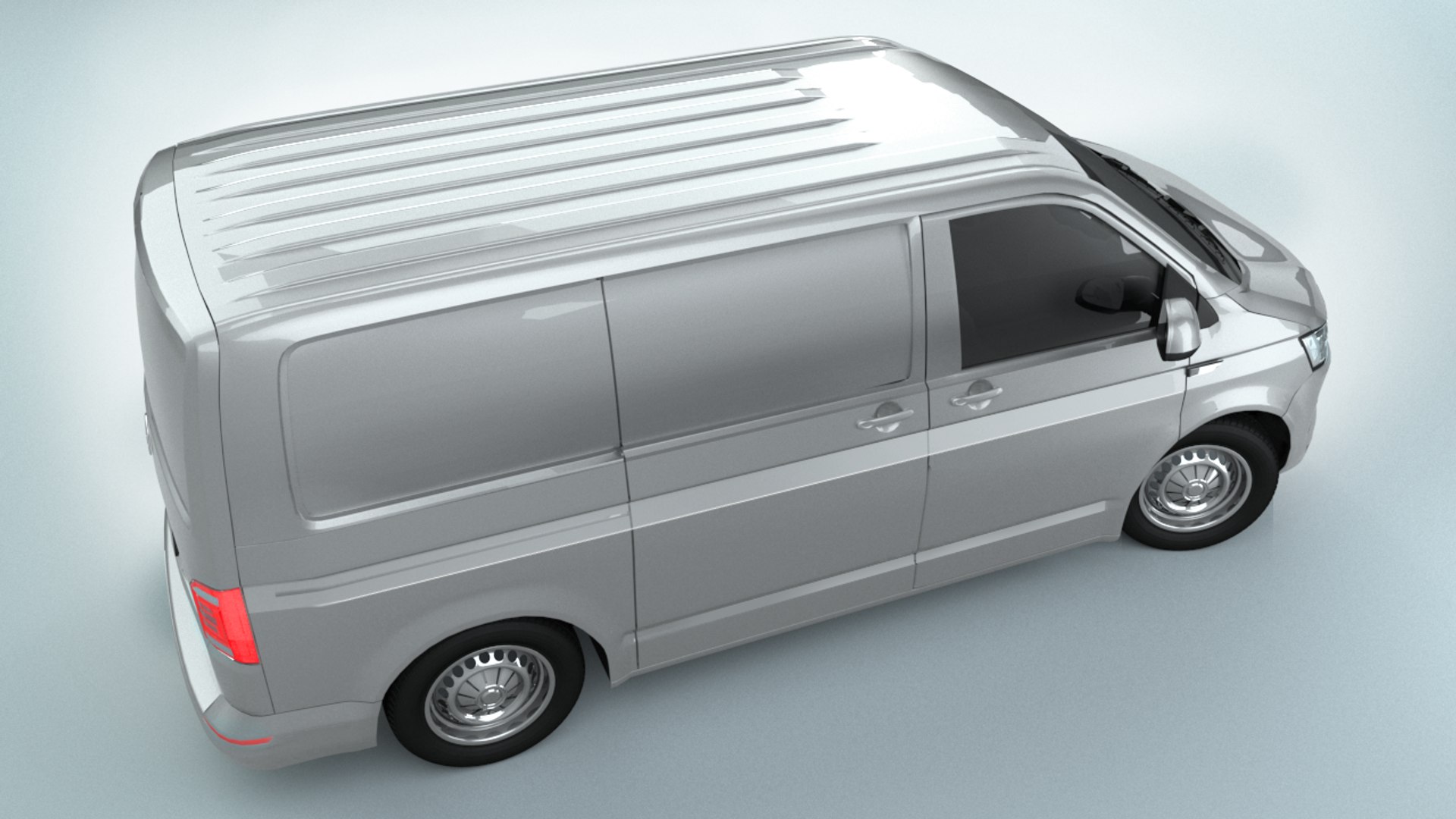 3D Exterior Volkswagen Transporter T6 Model - TurboSquid 1257596