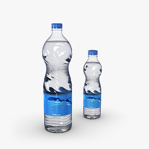 Plastic Water Bottle - 3D Model by Davor