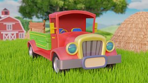 Stylized Truck 3D model