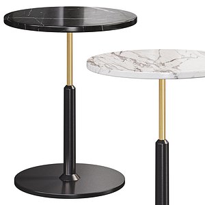3D model Modern Black Round Bar Table