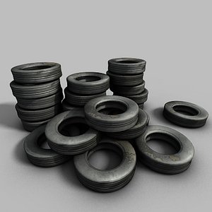 3d wheel tire model