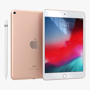 3D model apple ipad mini 2019