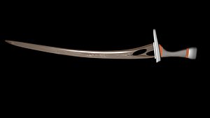 free bronze sword 3d model