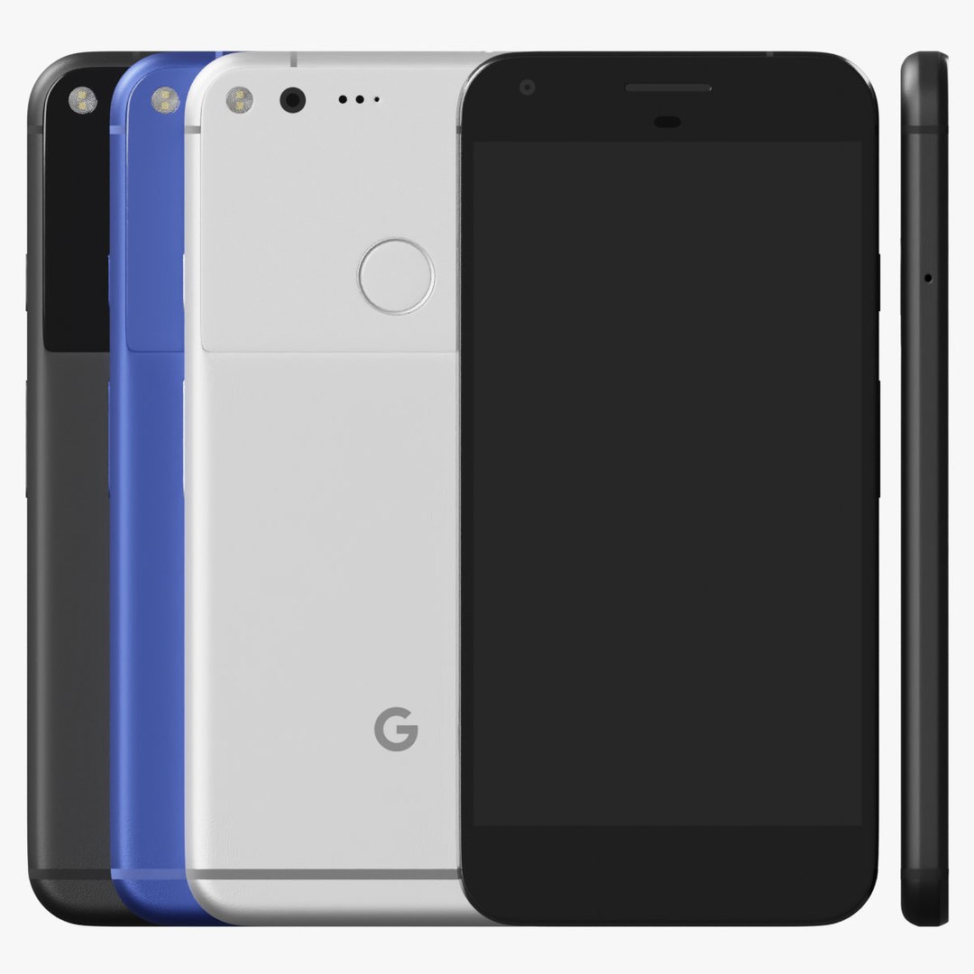 Google Pixel 1st generation All Colors 3D - TurboSquid 2061354