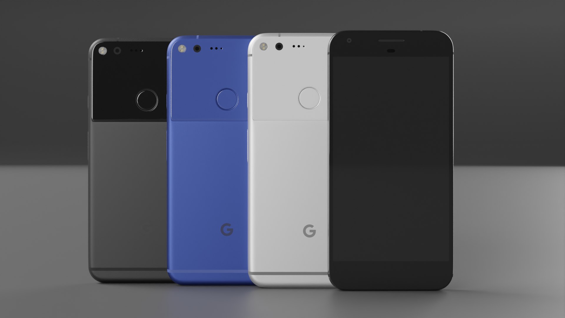 Google Pixel 1st generation All Colors 3D 모델 - TurboSquid 2061354