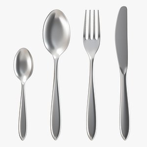 Cutlery silverware Set Spoon and fork
