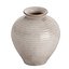 Fluted Brindle Glazed Urn Vase