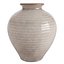Fluted Brindle Glazed Urn Vase