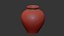 Fluted Brindle Glazed Urn Vase