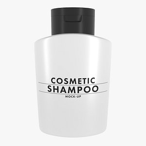 3D model shampoo bottle