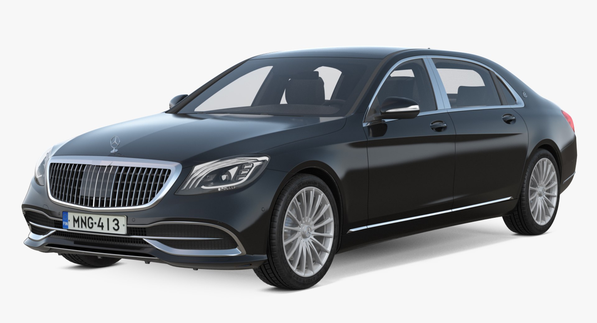 Mercedes Maybach S 560 3D Model 3D model preview
