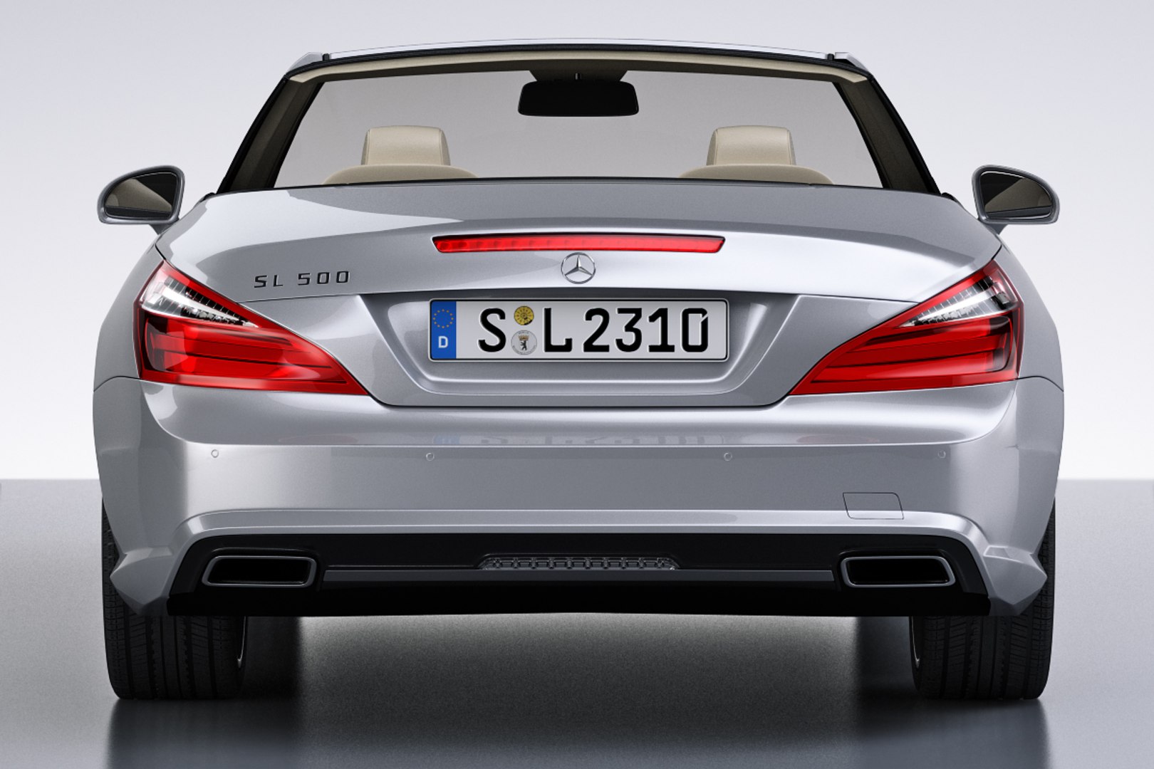 3d model mercedes-benz sl 2012