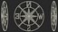 Compass Rose Silver