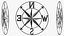 Compass Rose Silver