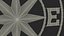 Compass Rose Silver