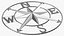Compass Rose Silver