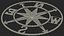 Compass Rose Silver