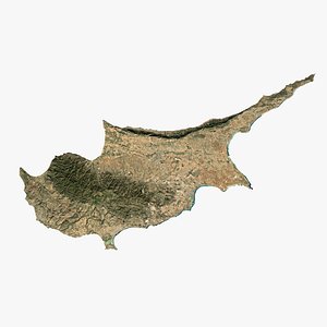 relief cyprus 3d model