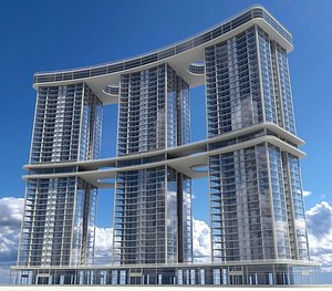 3D skyscraper 9 model