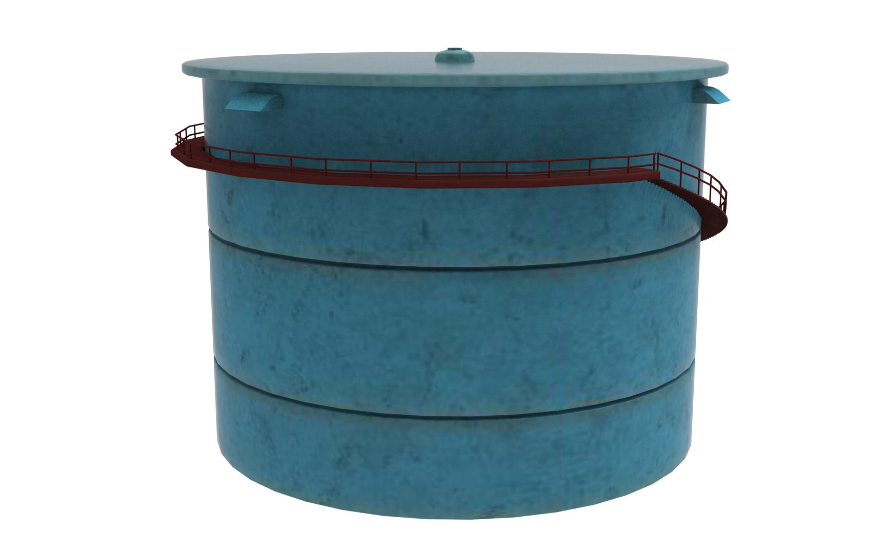 3D Full Tank With Stairs - TurboSquid 2172855